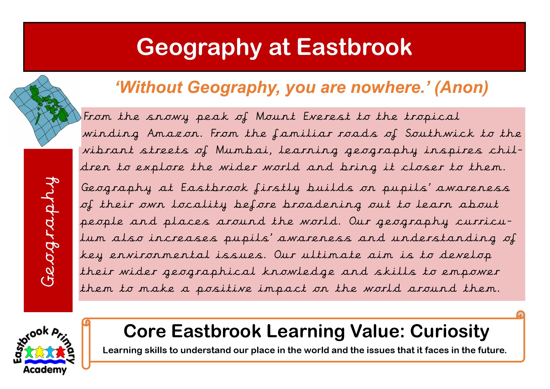 Eastbrook Primary Academy - Geography